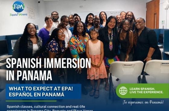 International students at EPA! Español en Panamá during a cultural Spanish immersion experience in Panama.